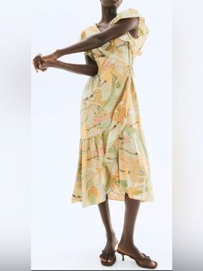 H&M maxi wrap dress Size M